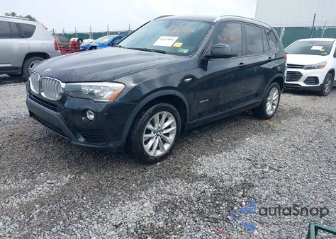 2017 BMW X3 Sdrive28I from USA, damaged, VIN 5UXWZ7C55H0V85037